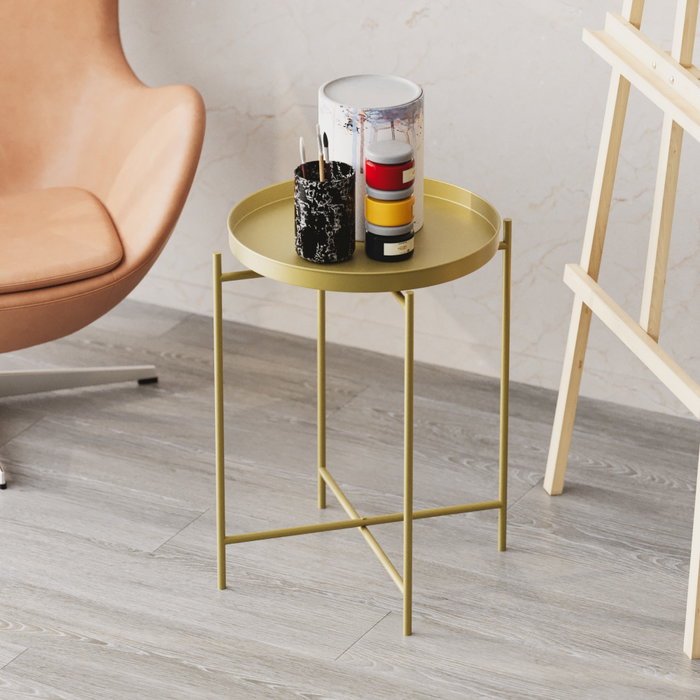 Hanah Home Mesa de Centro Shb-007-A Dorada